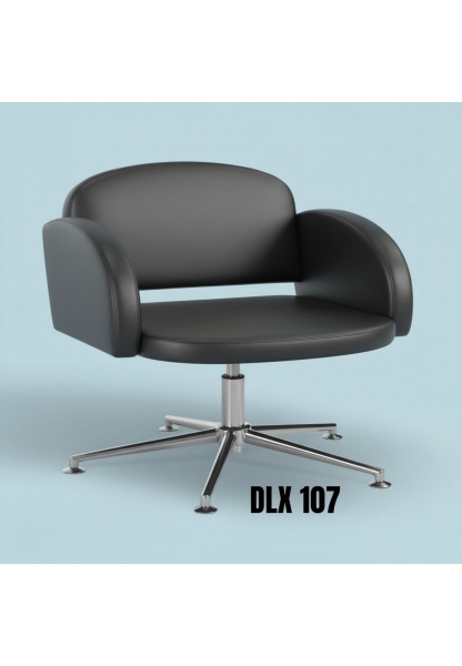 DLX 107/A5 AMORTİSÖR YILDIZ AYAKLI KUAFÖR KESİM KOLTUĞU