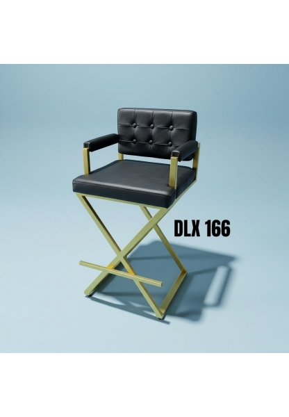 DLX 166/M MAKE UP SABİT ÇAPRAZ AYAKLI KUAFÖR MAKYAJ KOLTUĞU