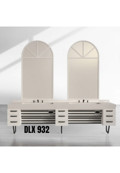 DLX 932 ÖZEL TASARIM BÜTÜN AKRİLİK LAVABOLU BLOK TEZGAH