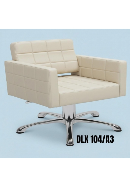 DLX 104/A3 AMORTİSÖR YILDIZ AYAKLI KUAFÖR KESİM KOLTUĞU