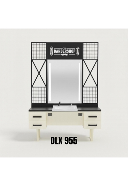 DLX 955 ÖZEL TASARIM BARBERSHOP TEZGAH