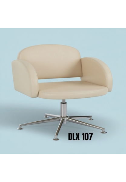 DLX 107/A5 AMORTİSÖR YILDIZ AYAKLI KUAFÖR KESİM KOLTUĞU