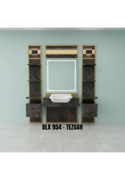 DLX 954 ÖZEL TASARIM TEZGAH -ÇİFT KOMODİNLİ-